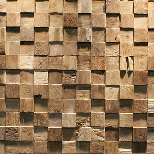 revestimiento de pared de teca