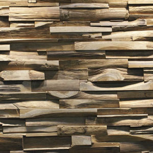 revestimiento de pared de teca