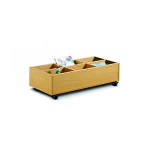 baúl para juguetes con ruedas