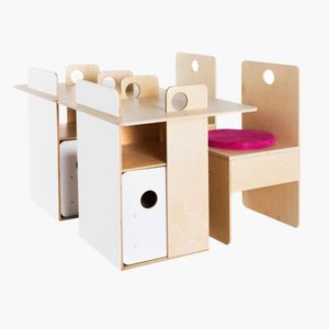conjunto de mesa y silla contemporáneo