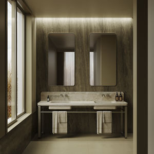 mueble de lavabo doble
