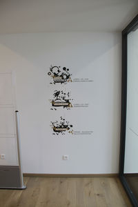 adhesivo de pared naturaleza