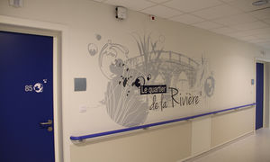 adhesivo de pared a medida