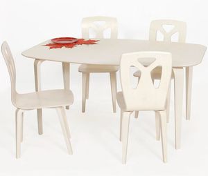 conjunto de mesa y silla contemporáneo