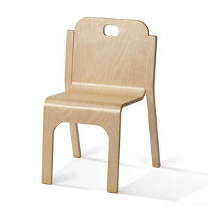 silla contemporánea / apilable / con patas estándar / para niños