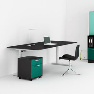 cajonera de oficina con 2 cajones