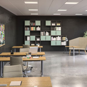 biblioteca de pared
