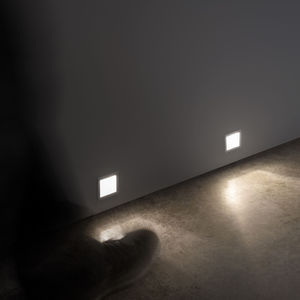 luminaria empotrable de pared
