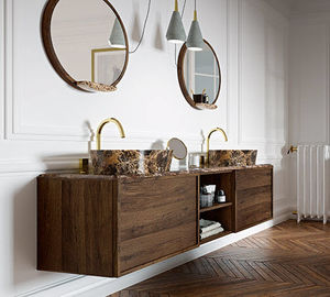mueble de lavabo doble