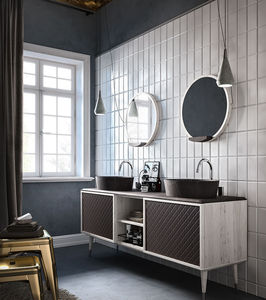 mueble de lavabo doble