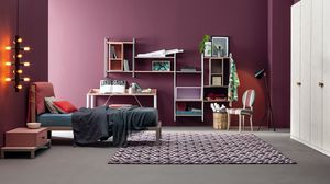 habitación para niños de madera