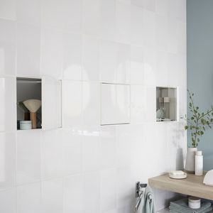nicho de pared de acero inoxidable