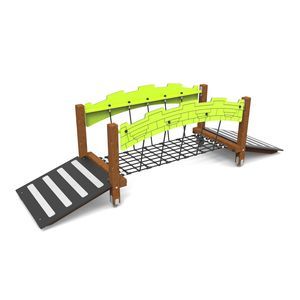 puente para parques infantiles de madera