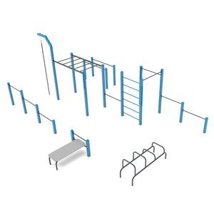 Parque de Street Workout para fitness