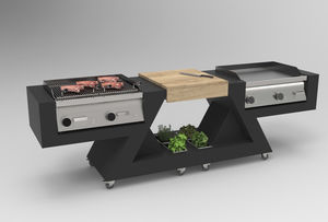 isla de cocina de tamaño mediano