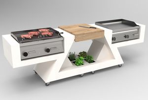 isla de cocina de tamaño mediano