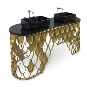 mueble de lavabo doble