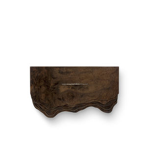 mueble de baño contemporáneo / de nogal / de pared