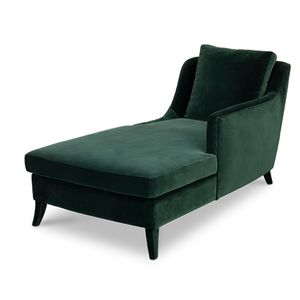 chaise longue contemporánea / de terciopelo