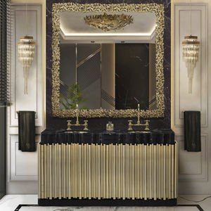 mueble de lavabo doble