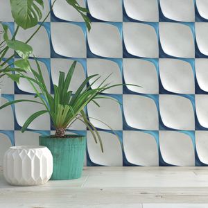 baldosa de interior / de pared / de cerámica / con motivos geométricos
