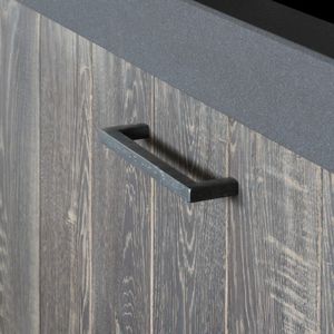 tirador para mueble de hierro envejecido
