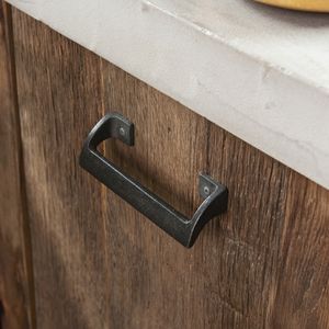 tirador para mueble de hierro envejecido