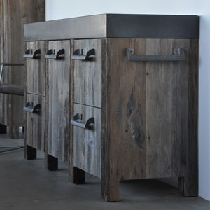 tirador para mueble de hierro envejecido