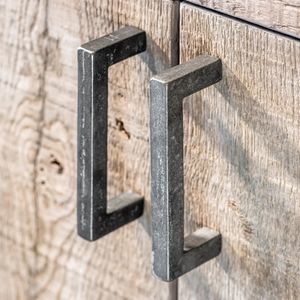 tirador para mueble de hierro envejecido
