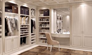 vestidor de madera lacada