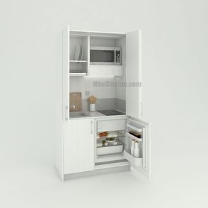 kitchenette oculta / compacta / con electrodomésticos incluidos / para estudio