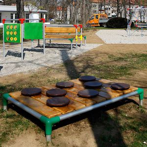 recorrido de obstáculos para parque infantil