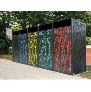 cubo de basura público
