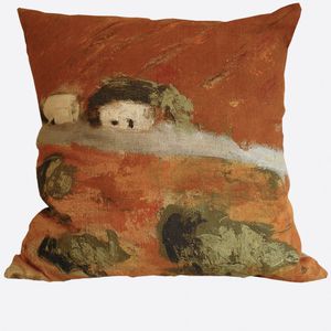funda de almohada de lino