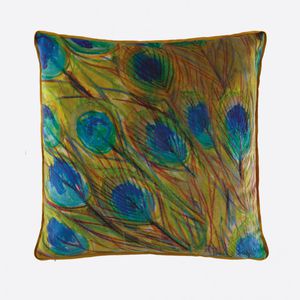 cojín cuadrado / rectangular / con motivos animales / de tejido