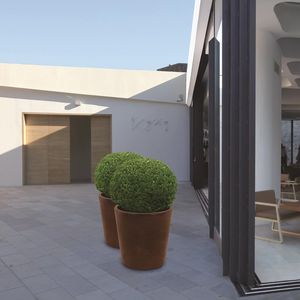 maceta de jardín de acero Corten