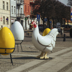 escultura de fibra de vidrio
