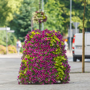 estructura floral en forma de torre de acero galvanizado