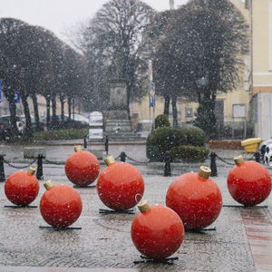 decoración de Navidad de fibra de vidrio