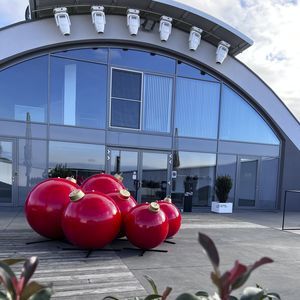 decoración de Navidad de fibra de vidrio