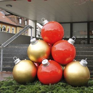 decoración de Navidad de fibra de vidrio
