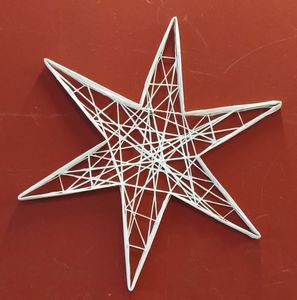decoración de Navidad de fibra de vidrio