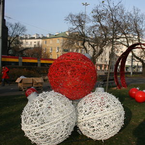 decoración de Navidad de fibra de vidrio