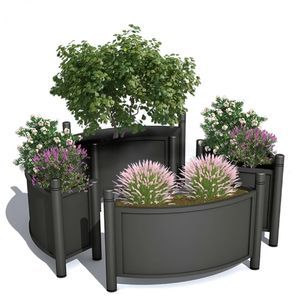 jardinera de acero