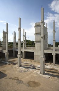 poste prefabricado de hormigón armado