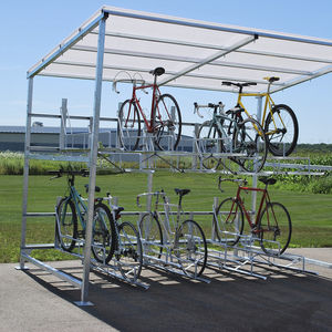 marquesina para bicicletas de acero