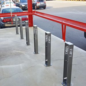 aparcabicis de suelo