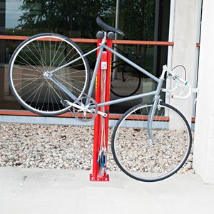 estación de reparación de bicicletas de acero galvanizado