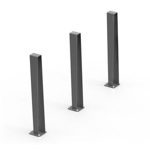 poste separador de acero