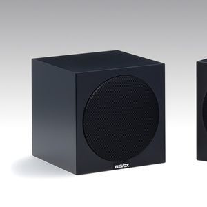 altavoz de estantes